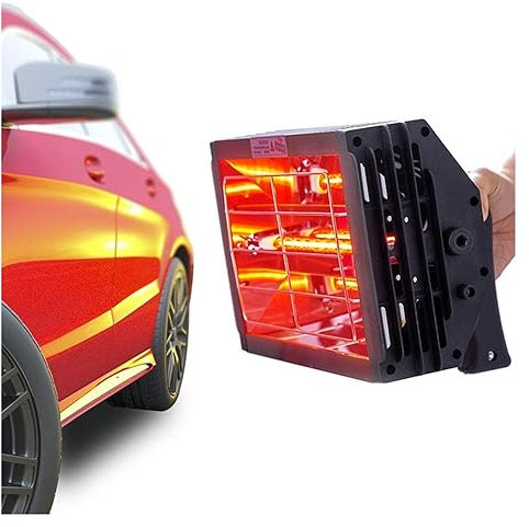 Backen-Infrarot-Farbhärtungslampe 1000W Handheld Auto Spray Farbe Lampe Solar Film Test Lampe Kurzwellen Infrarot Trocknen Heizung Farbe Lampe für Kfz-Lackierkabinen Infrarotheizung
