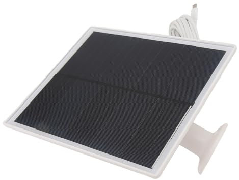 Cargador Solar, Panel Solar USB de 6W 5V para el Hogar (White)