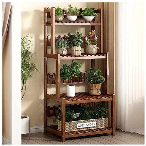 HDMOZUYT Tavolo per invasatura, banco da Lavoro da Giardino Esterno, Tavolo per piantare, banco da Lavoro da Giardino, Tavolo per Piante (Colore: Marrone, Dimensioni: 100 cm)