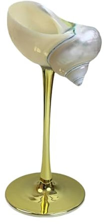 LOVIVER Conch Shell Wine Glass Cup Goblet,Handmade,Birthday Gift,Cute,Decoration,Martini Glasses Wedding Glasses for Adults Women Men, B