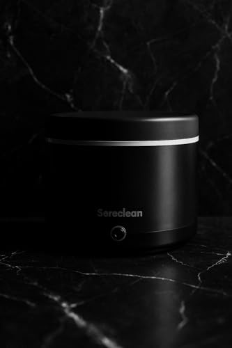 Sereclean Pod Ultrasonic Dental Appliance Cleaner, 42,000 Hz, Black (Matte Black)