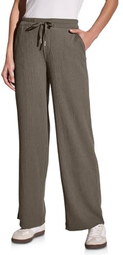 Street One Wide Leg Hose mit Struktur