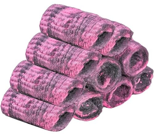 Lpitoy 10 Pcs Steel Wool Soap Pads, Scrubbing Pads, Soap Filled Scouring Pads, Household Cleaning Sponges for Cleaning Dishes Pots Pans Ovens