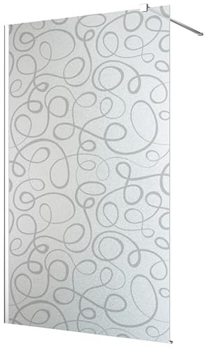 Stickers paroi de douche dépoli - Design - 100x200 cm