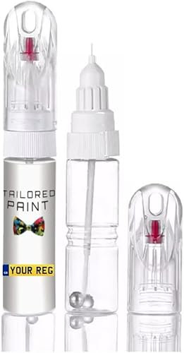 Mixed by Reg Registration Plate Car Touch Up Paint All In 1 Formula Perfect Colour Match Car Paint Check (TOUCH UP PEN)