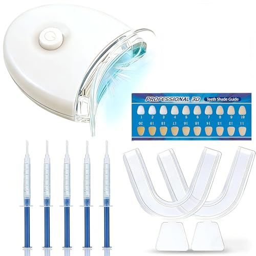 Kit Sbiancamento Denti, Gel Sbiancamento Denti, Per un sorriso luminoso nella vita quotidiana(Perla bianca)