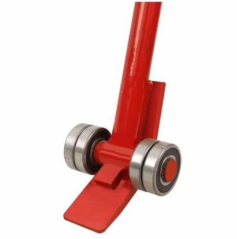 Heavy Duty Wheeled Flat Head Pulley Lifting Crowbar Thickened Seamless Steel Pipe Pallet Buster(1.5 tons)
