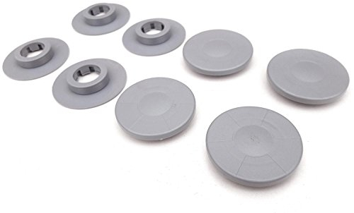 Fußmatten Befestigung für Mercedes PKW Modelle (4-teilig, Grau) Ösen Automatten Halter Clips Universell