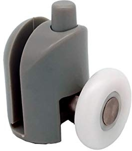 Shower Door Wheels | 23mm or 25mm | Upper or Lower | Single Shower Door Rollers Runners | ROLL001 (Lower Wheel, 23mm)