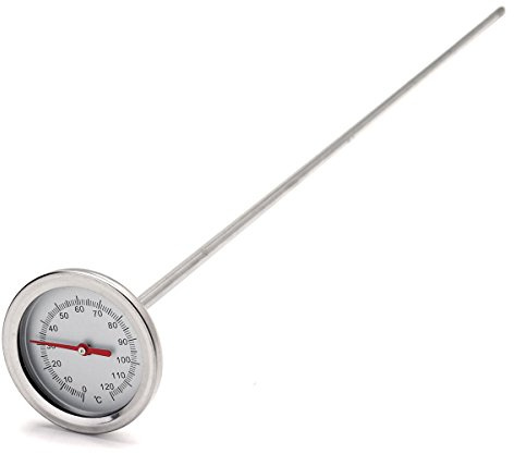 SGerste 0°C-120°C 50cm Länge Premium Edelstahl Kompost Erde Thermometer Erde Monitor