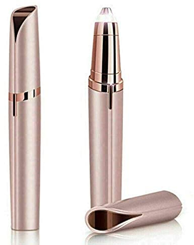 LA BeautyTM Détachant sourcils sans défaut pour femme Épilation indolore pour sourcils avec lumière or rose (chaux)