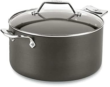 All-Clad Essentials Antihaft-Kochgeschirr (4 Quart Suppentopf mit Glasdeckel)
