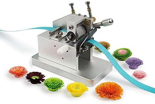 ARWIC DIY Quilling Quaste Schneidemaschine, Manuelle Papier Quilling Mchine, Papierkunst Quaste Rollmaschine 3D Buntes Büttenpapier Gesäumte Blumenrolle Papierblumenhersteller