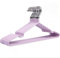 Cintres Antidérapants Peu Encombrants,Paquet De 10 Cintres en Métal, Cintre en Fil Enduit De Caoutchouc Robuste pour Manteau, Chemise, Robe, Cintre Robuste pour Adulte(Violet)