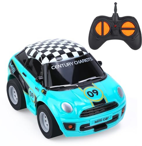 Thedttoy Spielzeug 2 Jahre Jungen Ferngesteuertes Auto ab 2 3 Jahre, 2.4 GHz Mini RC Spielzeugauto Rennauto mit Fernbedienung, Geburtstags Geschenk für Junge Mädchen 2 3 4 5 6+ Jahre