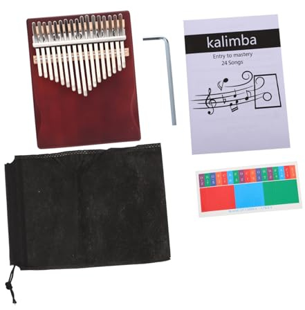 Vaguelly Holz Daumenklavier Tragbar Kalimba Klavier Anfänger Junge Mädchen Fingerklavier Musik Spielzeug Exquisit Designed