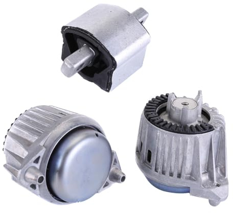 Urhause 2X FEBI Motorlager 1x Getriebelager Kompatibel für Mercedes C E CLK W204 W212