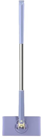 Mini mocio piatto, mini mocio automatico con cambio panno, tergicristallo piatto per pavimenti duri, manico regolabile, compatto e salvaspazio, per tutti gli angoli di casa
