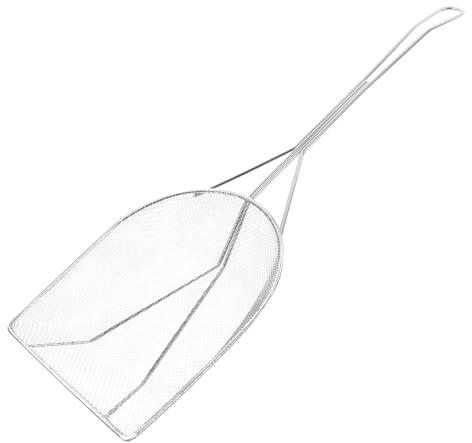 GALPADA Espumadera Cuadrada De Acero Inoxidable Con Malla Gruesa Para Filtrar Restos De Aceite Cucharón Pequeño Para Frituras Utensilio De Cocina Resistente y Versátil