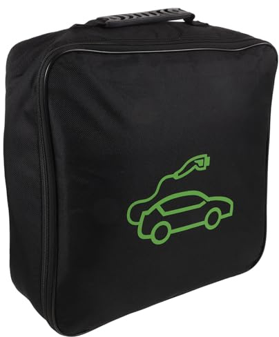 Alipis Ev Charger Cable Storage Bag Large Capacity Fireproof Electric Car Charger Organizer Portable Carry Case for Ev Charging Cables and Automotive Use