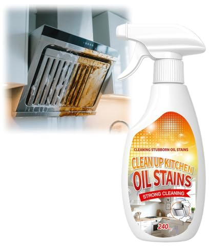 Heavy Duty Degreaser,All-Purpose Rinse Cleaning Spray & Kitchen Cleaner Foam Spray,Splash Spray,Oil Stain Remover,Kitchen Oil Cleaner,Strong Bubble Cleaner Foam Spray for Stove,Range Hood