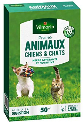 Vilmorin 4461212 Prairie Animaux Chiens et Chats, Vert, 5.80 x 14.5 x 22 cm