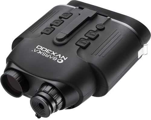Barska Night Vision Nvx300 Infrared Illuminator Digital Binoculars, Black, Model:BQ13374