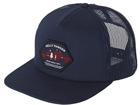 Helly Hansen Unisex HH Flatbrim Trucker Cap, Navy 3.0, STD