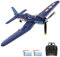 VOLANTEXRC RC Avion 4CH Avion télécommandé F4U Corsair 2,4 GHz pour débutants, Enfants et Adultes avec Recharge USB (761-8 RTF)