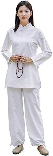 Vier-Jahreszeiten-Tai-Chi-Uniform-Set, Kampfsport-Anzug für Damen, Tai-Chi-Uniform aus Baumwolle, Zen-Meditationsanzug, chinesischer traditioneller Kampfkunst-Morgen, Zen-Meditations-Yoga-Anzug
