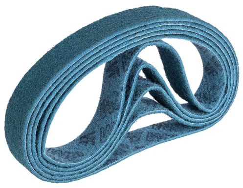 fait avec Fabriqué à partir de S cotch bande abrasive non-tissé ceinture tuyau ponceuse à bande rectifieuse (SC-BS Grade: very fine, Color: blue, 40mm x 760mm)