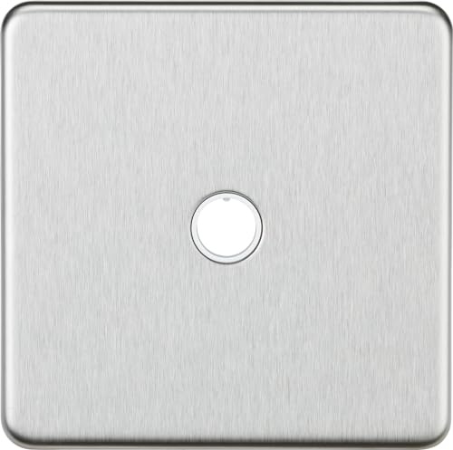 Placa de salida flexible de 20 A - Cromo cepillado