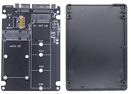 Seprendi M.2 NGFF MSATA SSD a 3.0 Scheda adattatore 2 in 1 Scheda convertitore M.2 SSD Scheda Adattatore Scheda Hard Drive Esterno Enclosure