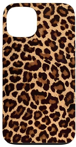 Niedliches, cooles Design mit Leopardenmuster, Vintage-Mädchen Hülle für iPhone 13