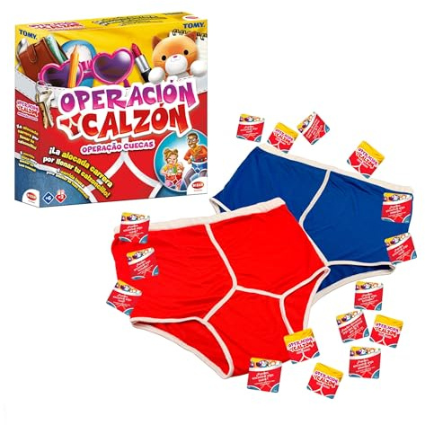 Bizak Operacion Calzon, Juego de Mesa Familiar, de Cartas Divertido para Jugar con Amigos, Regalo de Juego Infantil niños y niñas Desde 4 años de Edad (30697316)
