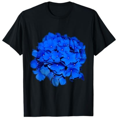 Photo Fleur D'hortensia Bleu T-Shirt