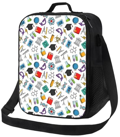 Loncheras aisladas para mujeres y hombres, trabajo, temporada escolar, lonchera para adultos para mujeres y hombres, bolsa térmica ligera aislada, pequeña bolsa de almuerzo con correa ajustable