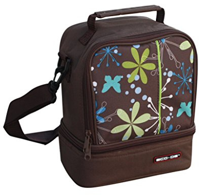 ECODE® Bolsa Termica Porta Alimentos Portatil de 5,5L, Perfecta para Trabajo, Comida, Porta Fiambreras, Almuerzo y Lunch con 2 Fiambreras Hermeticas 320 y 550ml - Nevera Termica Pequeña Isotermica