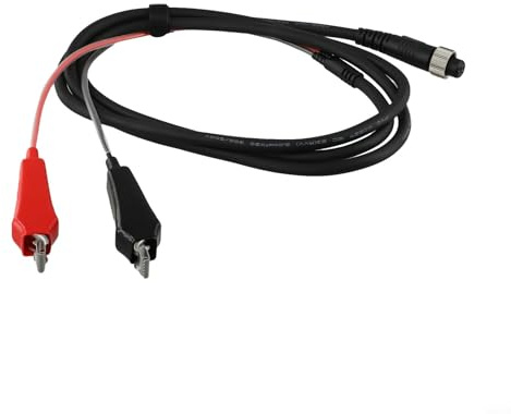 Yuanpgky Cable de conexión de batería de carrete de pesca eléctrico para MIYA Z9/Z10/Z15/Z20/Z30, alambre de cobre puro de 2 núcleos de 1,5 mm² con aislamiento de PVC, opciones de longitud de 2 m y