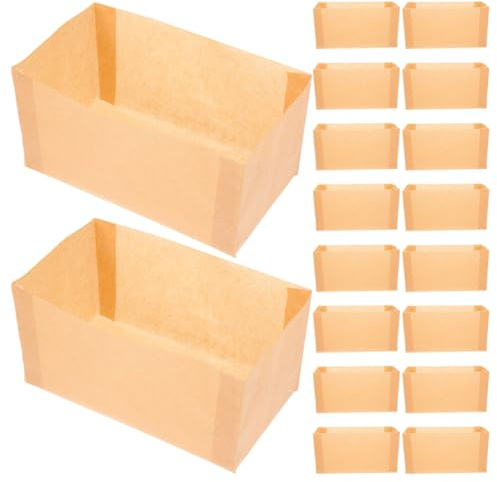 SHINEOFI 100pcs Disposable Loaf Pan Liners Parchment Paper for Baking Bread Cake Pastry - Non-Stick Baking Paper Liners Oven Freezer Safe Small Size