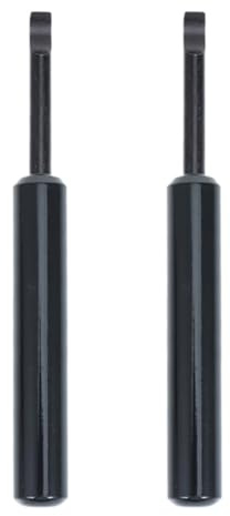 UKCOCO Acero Herramienta Negro para Abrir 2 Inoxidable Relojes | Tipo Palanca, para y Caja, Uso Cómodo, Antirayaduras, para Relojeros y Usuarios Diarios