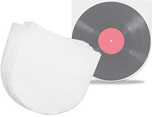 PERFETSELL 100 Pz Buste per Vinile, 12 Buste per Dischi in Vinile Buste Interne in Vinile Busta Busta Transparenti Vinili lp Busta Antistatiche per Dischi in Vinili Custodie per Dischi in Vinil