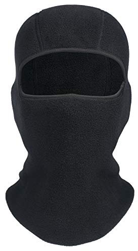 TAGVO Winter Warm Sturmhaube, Dick Vlies Gesichtsmaske Nackenwärmer, Motorrad/Radfahren/Fahrrad/Ski Maske Fit-Helm Hut, Winddicht Elastisch Gesichtsbedeckung - Universelle Größe für Damen & Herren