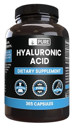 PURE ORIGINAL INGREDIENTS, Hyaluronic Acid, 365 Capsules