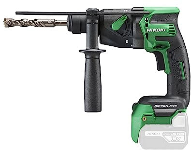 HiKOKI Akku Bohrhammer DH18DPB (18V, mit Brushless Motor,RFC Funktion, Kick-Back-Control, im Transportkoffer, ohne Akku und Ladegerät)