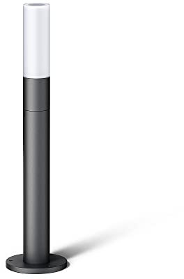 Steinel LED lampe de chemin GL 65 anthracite, verre opalin, lampe sur pied en aluminium, lampe de jardin blanc chaud, hauteur 77 cm