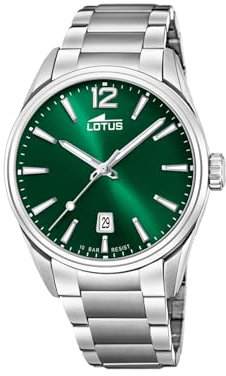 LOTUS Reloj Hombre 18692/4 Chrono Caja de Acero Inoxidable 316l Plateado Correa de Acero Inoxidable 316l Plateado