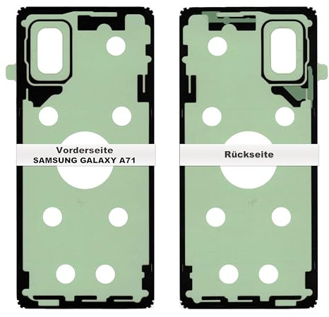 IS-TECK Akkudeckel Kleber kompatibel für Samsung Galaxy A71 A715 Klebe Band Dichtung Streifen Folie Back Cover