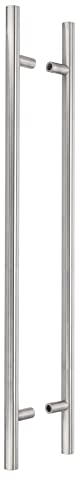 KOTARBAU® Außentürbeschlag Doppelseitiger Haustürgriff aus Edelstahl 90 Grad 1200x1600 mm
