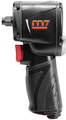 M7 NC-4630Q Mini clé à choc pneumatique 1/2 avec boulon de 5/8, clé à couple élevé avec embrayage à marteau jumbo, outil automobile pour usage professionnel et industriel, outil pneumatique léger